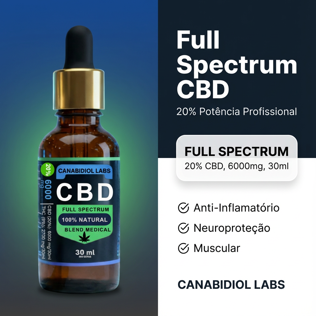 Full Spectrum CBD 20% 6000mg 30mL - Imagem 1