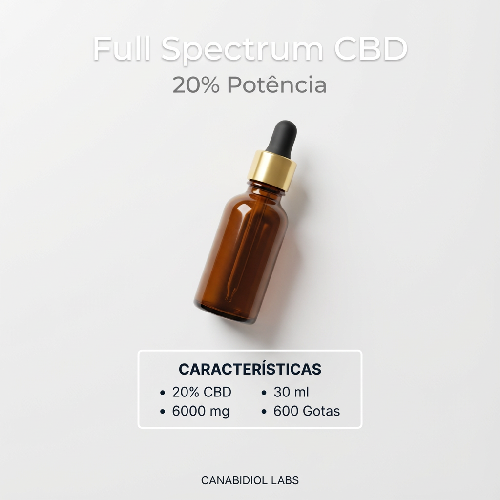Full Spectrum CBD 20% 6000mg 30mL - Imagem 3