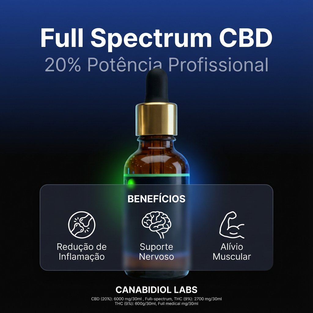Full Spectrum CBD 20% 6000mg 30mL - Imagem 4