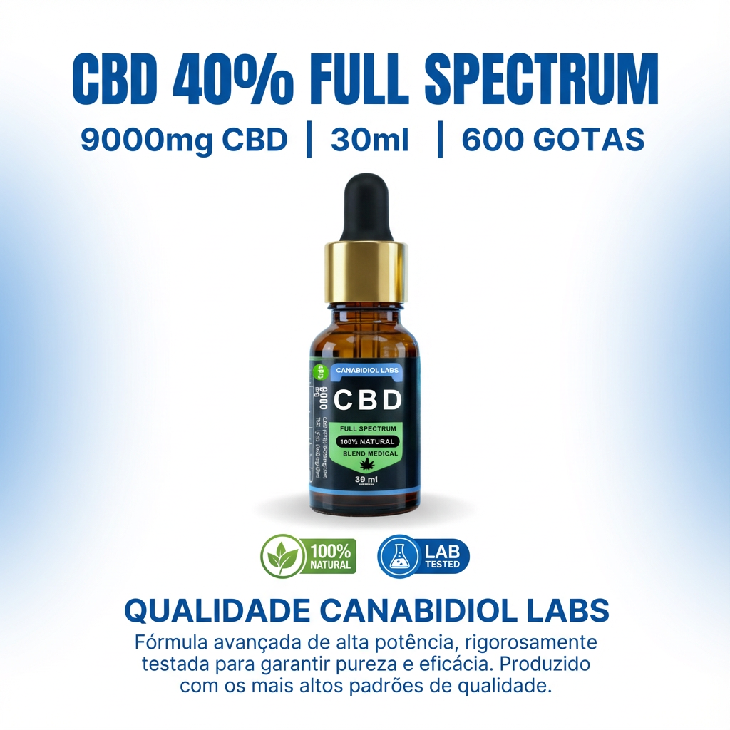 Full Spectrum CBD 40% 9000mg 30mL - Imagem 1